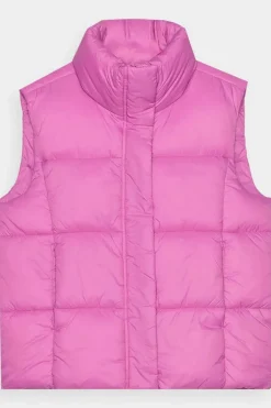 Online 4F Kamizelka Bezrękawnik Puchowy Z Wypełnieniem Syntetycznym WAW24TVJAF140-54S Różowa