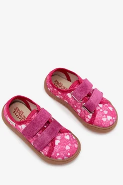 Hot Milami Kapcie Barefoot Dziewczęce W Serduszka Fuksja Saphira Różowy