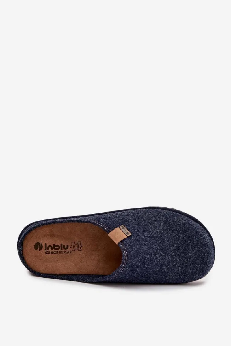 Online Kapcie Męskie Profilaktyczne SI000025 Granatowe Męskie Klapki Męskie Klasyczne|Papcie Męskie