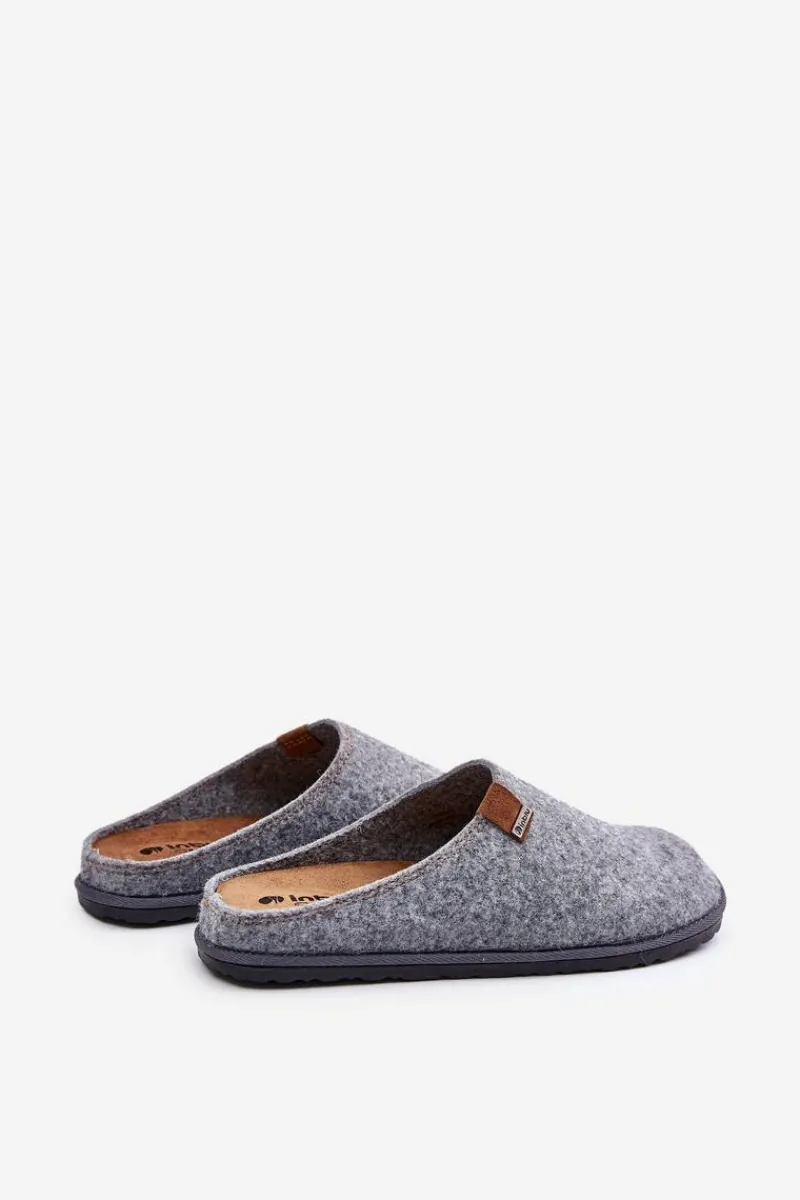 Best Kapcie Męskie Profilaktyczne SI000025 Szare Męskie Klapki Męskie Klasyczne|Papcie Męskie