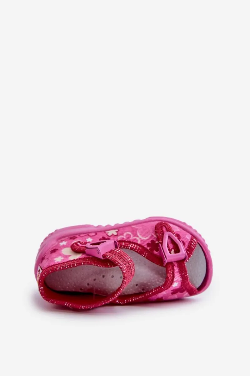 Clearance Boto Kapcie Sandałki Dziecięce NEL 310-5F GOKIDS Różowe