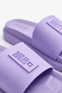 Sale Big Star Shoes Klapki Damskie Big Star LL274426 Fioletowe