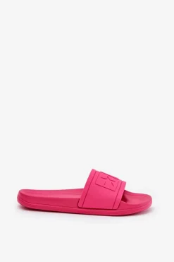 Outlet Klapki Damskie Big Star NN274A668 Fuksja Damskie Klapki Sportowe|Klapki Damskie Big Star