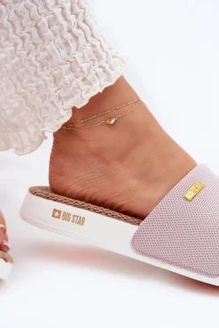 Klapki Damskie Big Star|Klapki Na Platformie><noscript><img width=