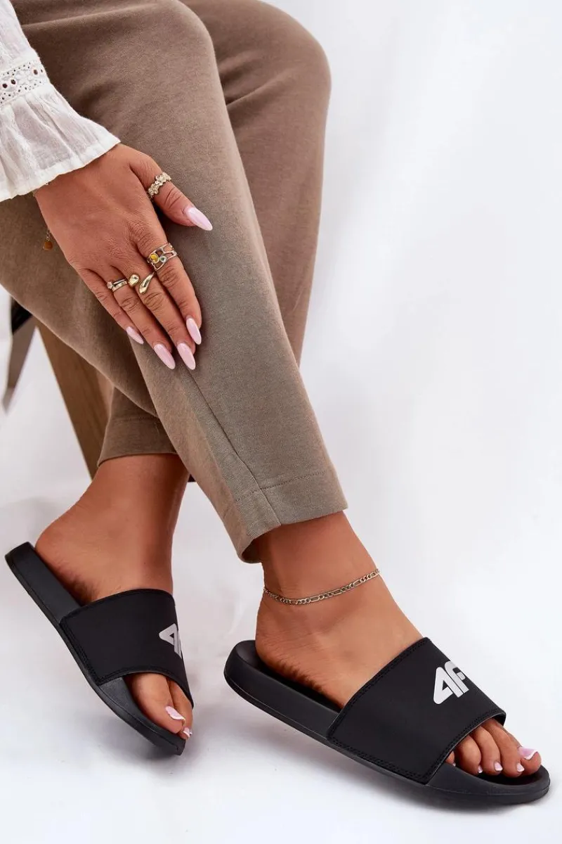 Sale Klapki Damskie RMM00FSLIF010-20S Czarne Damskie Klapki Sportowe|Klapki Damskie Klasyczne