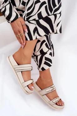 Klapki Na Platformie|Klapki Damskie Klasyczne><noscript><img width=