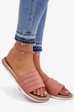 Klapki Basenowe|Klapki Damskie Klasyczne></noscript>INBLU Klapki Damskie SF000003 Różowe Różowy