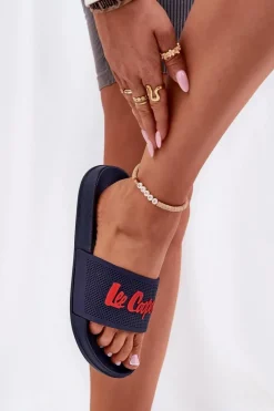 Klapki Basenowe|Klapki Damskie Klasyczne></noscript>Lee Cooper Klapki Damskie LCW-25-07-3524L Granatowe Niebieski