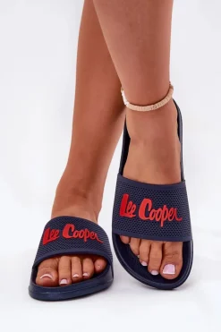 Klapki Basenowe|Klapki Damskie Klasyczne></noscript>Lee Cooper Klapki Damskie LCW-25-07-3524L Granatowe Niebieski
