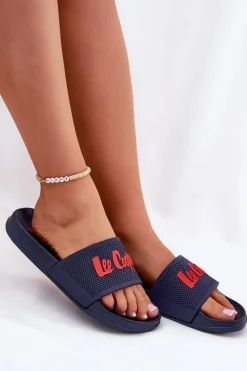 Klapki Basenowe|Klapki Damskie Klasyczne></noscript>Lee Cooper Klapki Damskie LCW-25-07-3524L Granatowe Niebieski