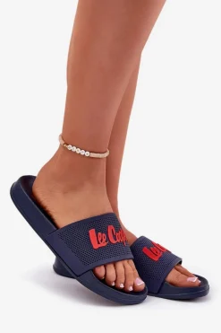 Klapki Basenowe|Klapki Damskie Klasyczne></noscript>Lee Cooper Klapki Damskie LCW-25-07-3524L Granatowe Niebieski