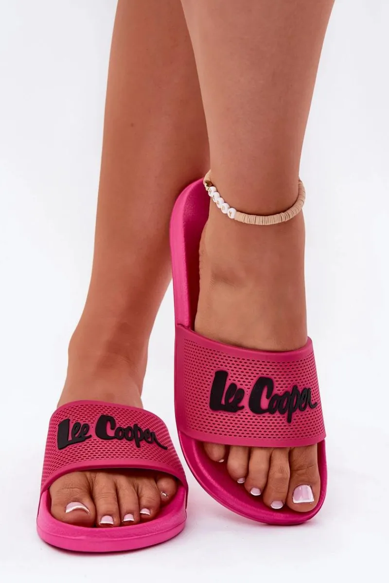 Sale Lee Cooper Klapki Damskie LCW-25-07-3521L Fuksja Różowy