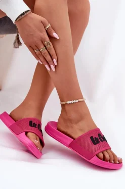 Sale Lee Cooper Klapki Damskie LCW-25-07-3521L Fuksja Różowy