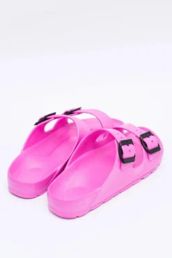 Discount Boto Klapki Damskie Lekkie Ogrodowe Różowe