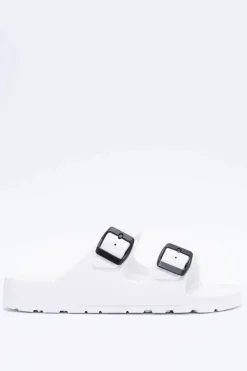 Klapki Sportowe|Klapki Damskie Klasyczne>Boto Klapki Damskie Lekkie Ogrodowe Białe