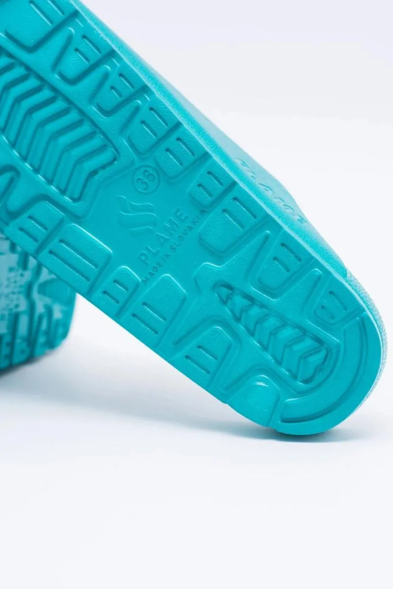 Clearance Boto Klapki Damskie Lekkie Ogrodowe Turkusowe