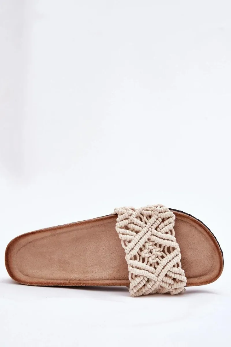 Hot Klapki Damskie Na Korkowej Platformie Beżowe Timaxrre Damskie Klapki Korkowe|Klapki Damskie Klasyczne