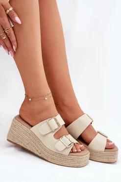 Klapki Na Koturnie|Klapki Na Platformie><noscript><img width=