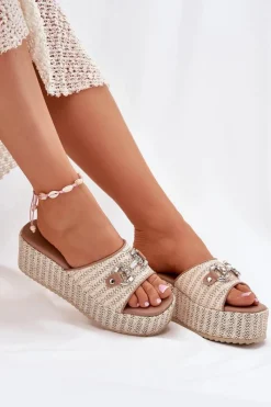 Klapki Na Koturnie|Klapki Na Platformie><noscript><img width=