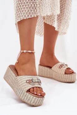 Klapki Na Koturnie|Klapki Na Platformie><noscript><img width=