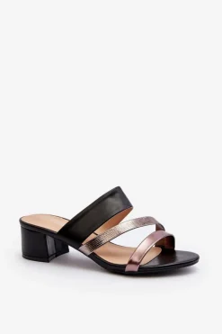 Klapki Na Obcasie|Klapki Damskie Klasyczne><noscript><img width=