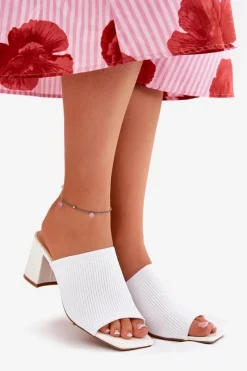 Klapki Na Obcasie|Klapki Damskie Klasyczne><noscript><img width=