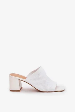 Klapki Na Obcasie|Klapki Damskie Klasyczne><noscript><img width=