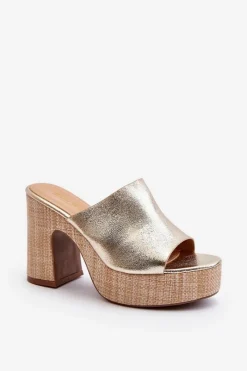 Klapki Na Obcasie|Klapki Damskie Klasyczne><noscript><img width=