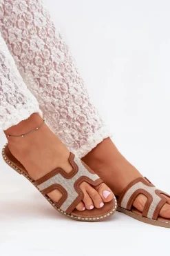 Klapki Damskie Klasyczne><noscript><img width=