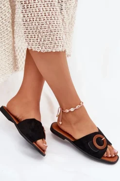 Klapki Damskie Klasyczne><noscript><img width=