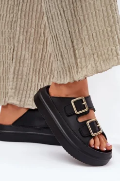 Klapki Na Platformie|Klapki Damskie Klasyczne><noscript><img width=