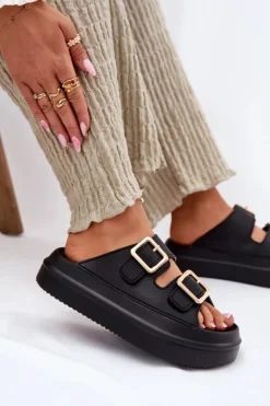 Klapki Na Platformie|Klapki Damskie Klasyczne><noscript><img width=