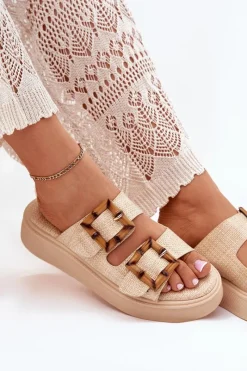 Klapki Na Platformie|Klapki Damskie Klasyczne><noscript><img width=