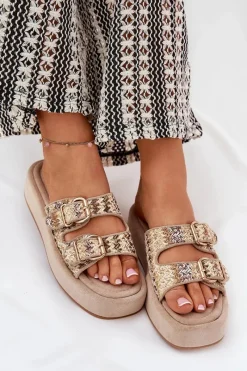 Klapki Na Platformie|Klapki Damskie Klasyczne><noscript><img width=