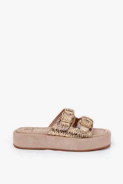 Klapki Na Platformie|Klapki Damskie Klasyczne><noscript><img width=