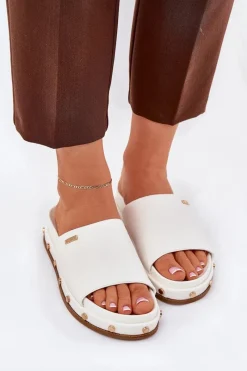 Klapki Damskie Big Star|Klapki Na Platformie><noscript><img width=