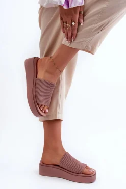 Klapki Na Platformie|Klapki Damskie Klasyczne><noscript><img width=