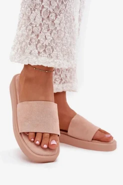 Klapki Na Platformie|Klapki Damskie Klasyczne><noscript><img width=