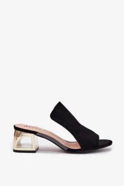 Klapki Na Obcasie|Klapki Damskie Klasyczne><noscript><img width=