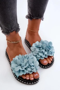 Online Klapki Damskie Ozdobione Kwiatami e Cellanen Damskie Klapki Damskie Klasyczne