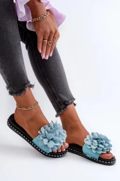 Online Klapki Damskie Ozdobione Kwiatami e Cellanen Damskie Klapki Damskie Klasyczne