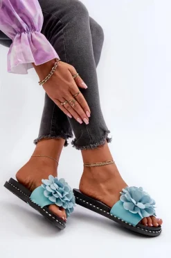 Online Klapki Damskie Ozdobione Kwiatami e Cellanen Damskie Klapki Damskie Klasyczne