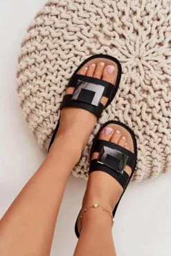 Klapki Damskie Klasyczne><noscript><img width=