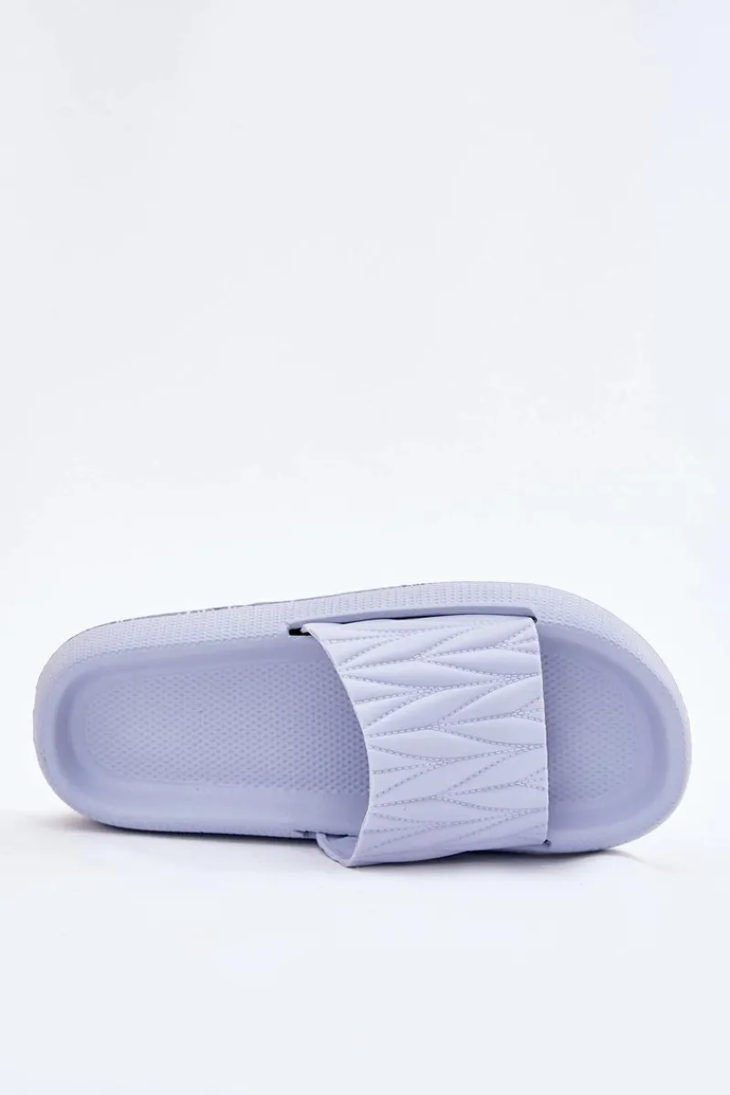 Discount Klapki Damskie Piankowe Na Platformie Niebieskie Vanesha Damskie Klapki Basenowe|Klapki Na Platformie