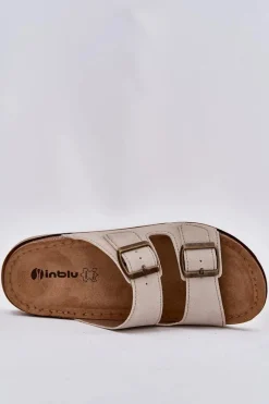 Best Klapki Damskie Profilaktyczne AA000068 Beżowe Damskie Klapki Na Platformie|Klapki Damskie Klasyczne