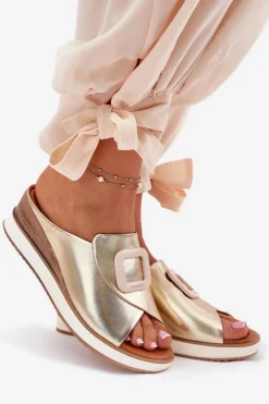 Klapki Na Koturnie|Klapki Damskie Klasyczne><noscript><img width=