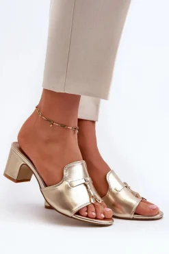 Klapki Na Obcasie|Klapki Damskie Klasyczne><noscript><img width=