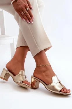 Klapki Na Obcasie|Klapki Damskie Klasyczne><noscript><img width=