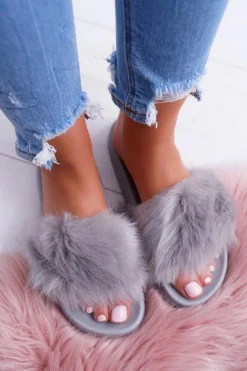 Klapki Z Futerkiem|Klapki Damskie Klasyczne><noscript><img width=