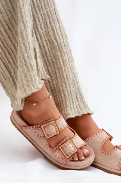 Klapki Na Platformie|Klapki Damskie Klasyczne><noscript><img width=